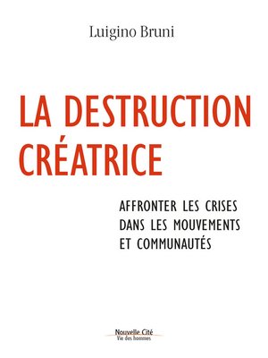 cover image of La destruction créatrice